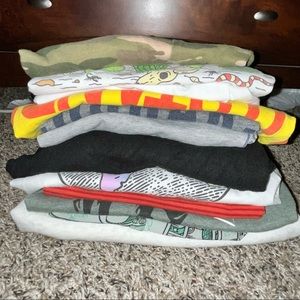 Lot of 10 womens t-shirts, varying sizes
